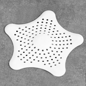 Umbra starfish hair catcher, white.